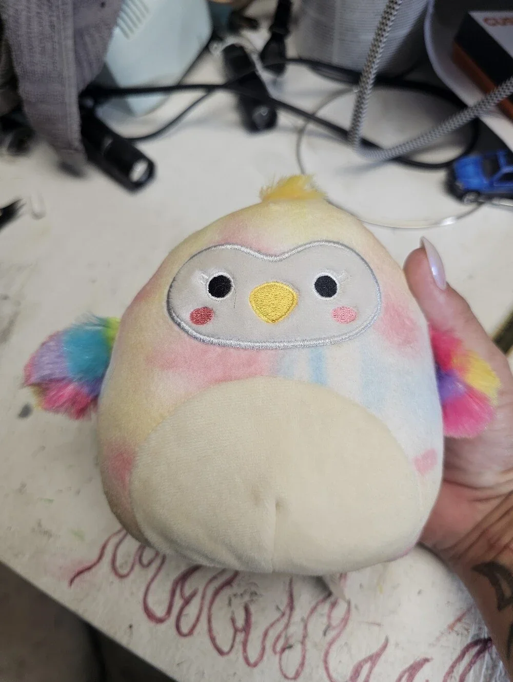 Plush Rainbow Pastel Bird Squishmallow